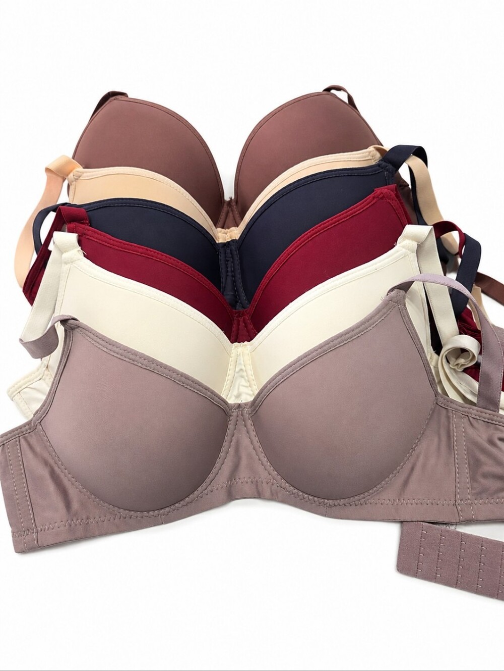 New 6-Pack Unbranded Underwire Bras – US Size 34B